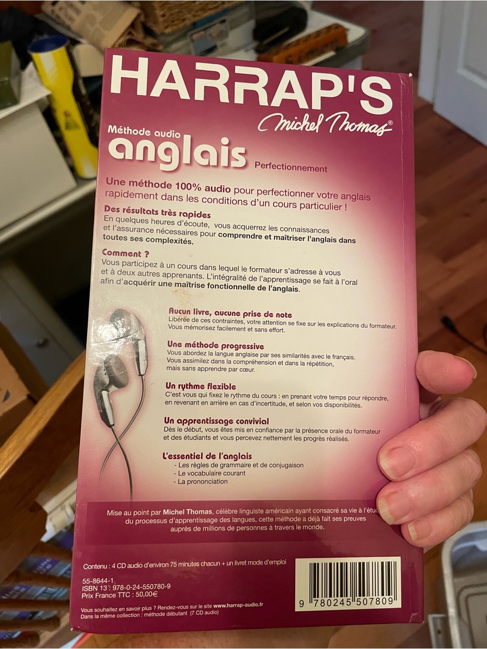 Harrap's Michel Thomas Anglais Audio Course - Pink Gradient